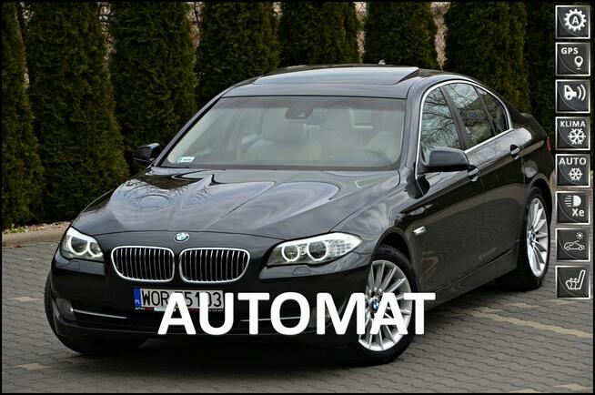 BMW 520 2.0*Automat*Skóra*Navi*Szyber*Grz.Fotele*Xenon* Ostrów Mazowiecka - zdjęcie 1