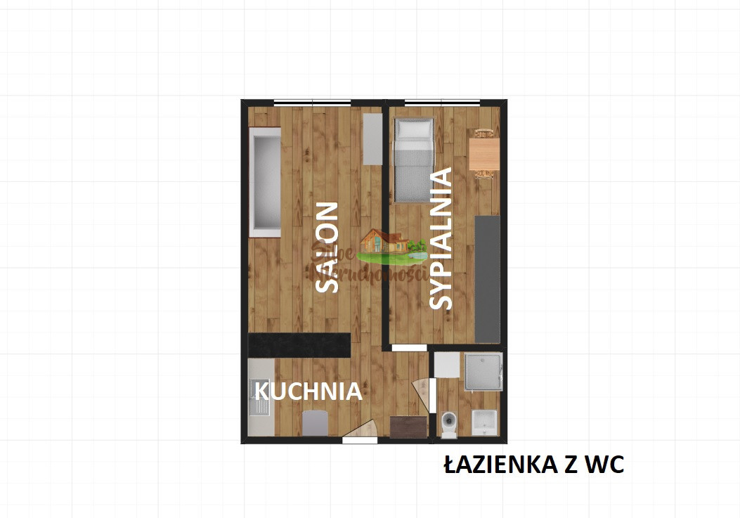 2 pokojowe mieszkanie,  po remoncie  INWESTYCJA Głogów - zdjęcie 12