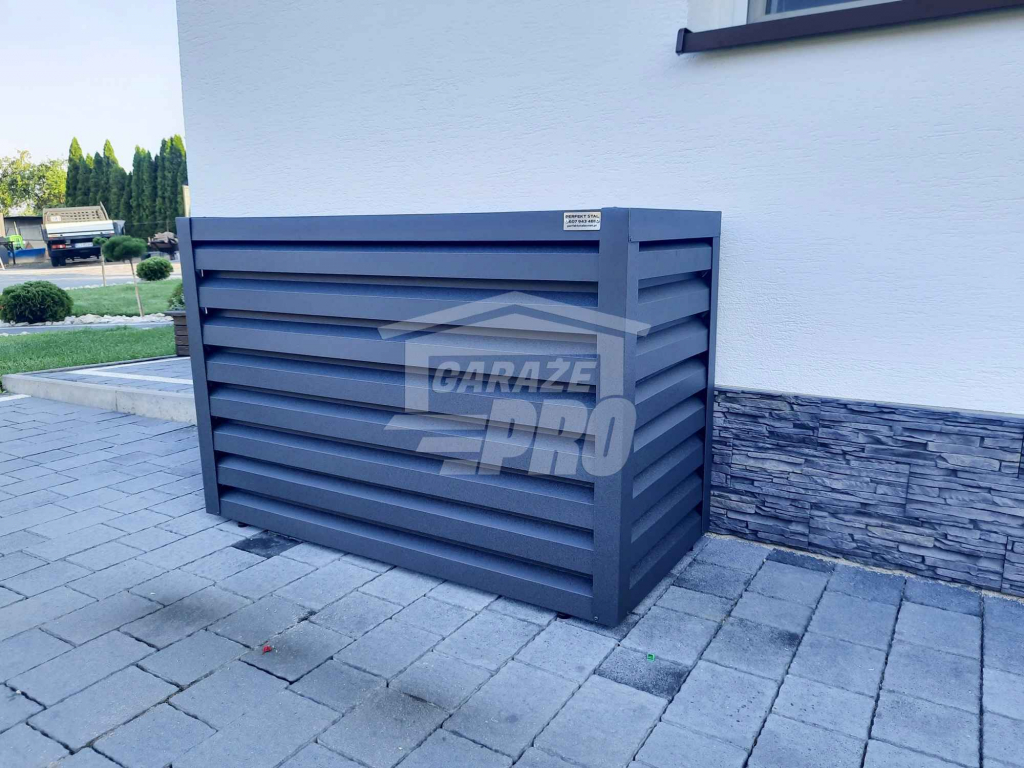Osłona klimatyzatora - pompy ciepła 100x40x90 cm antracyt GP307 Gdynia - zdjęcie 4