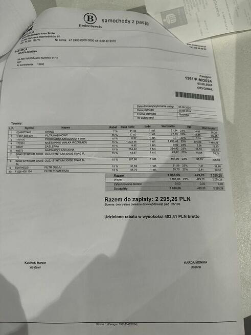 Mercedes W 204 C Klasa Warszawa - zdjęcie 7