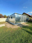 Garaż blaszany 6x6m 2x brama uchylna 2x okno drzwi ocynk dach  ID773 Tychy - zdjęcie 5