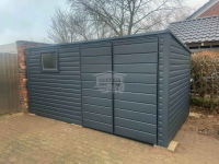 Schowek - Domek ogrodowy 4x2m Brama dwuskrzydłowa okno dach GP528 Gliwice - zdjęcie 2