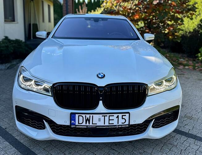 BMW 750i G12 X-Drive 450KM Lasery DVD M-Pakiet Bardzo Bogata Piękne Wrocław - zdjęcie 3