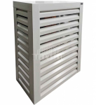 Osłona klimatyzatora – pompy ciepła 100x40x150 cm biały TS1217
