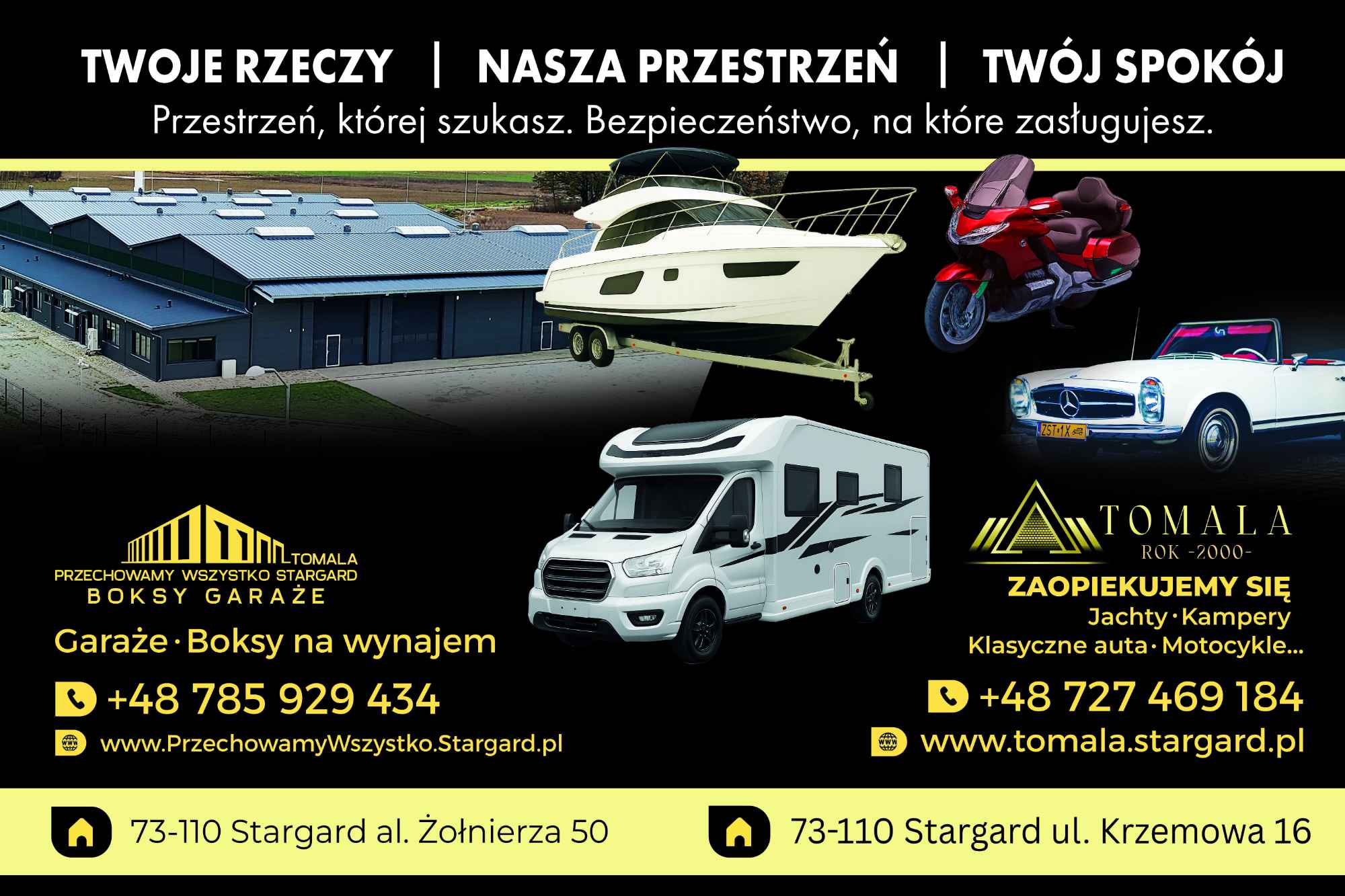 Hala Przechowywanie Kamper | Jacht | Motocykl | Auta Zabytkowe |Łodzie Stargard - zdjęcie 1