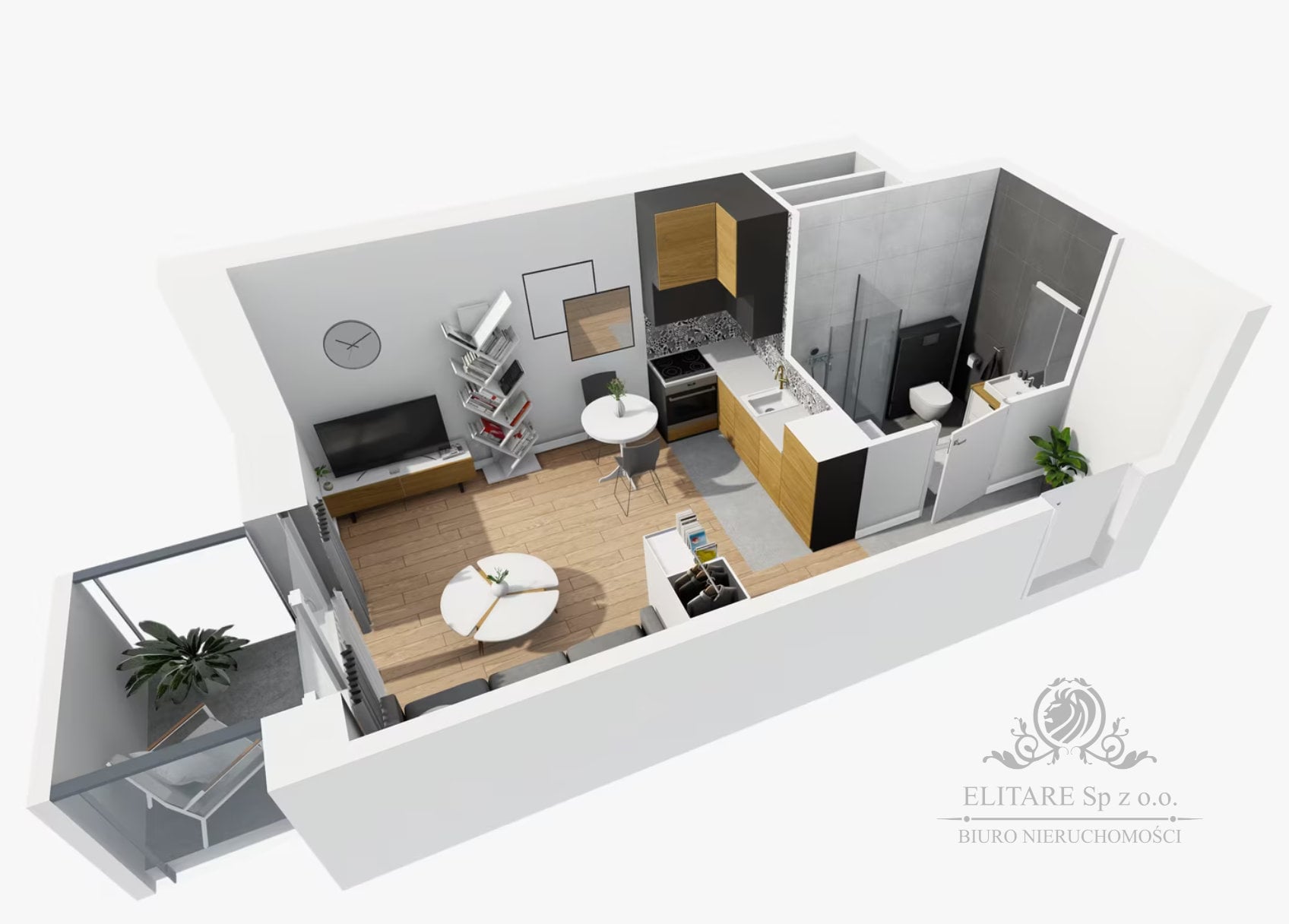 Mieszkanie 25,61m2 + balkon,1 pok. obok, nowe/ Dworca Główengo Wrocław - zdjęcie 12