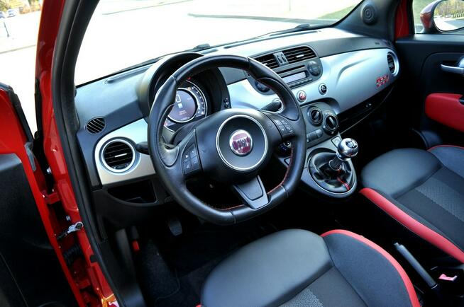 Fiat 500 900 85KM TwinAir Cabrio Klima Pdc Płock - zdjęcie 8