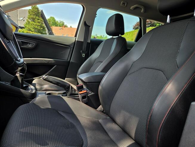 Seat Leon FR 2.0TDI 184KM 2016r LED, Skóry, Grzane Fotele, Manual Tychy - zdjęcie 10