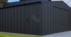 Garaż blaszany 6x6 brama uchylna drzwi blacha na rąbek dach TKD380 Brzesko - zdjęcie 4