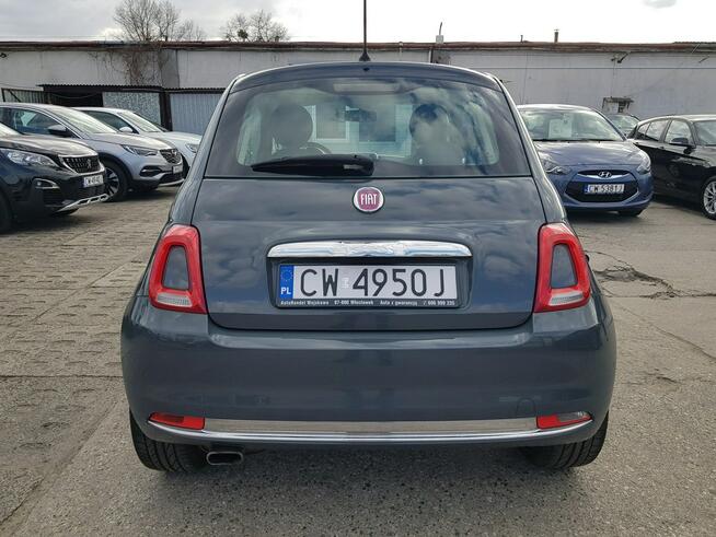 Fiat 500 1,2 Benzyna Klima Panorama Tempomat Zarejestrowany Gwarancja Włocławek - zdjęcie 6