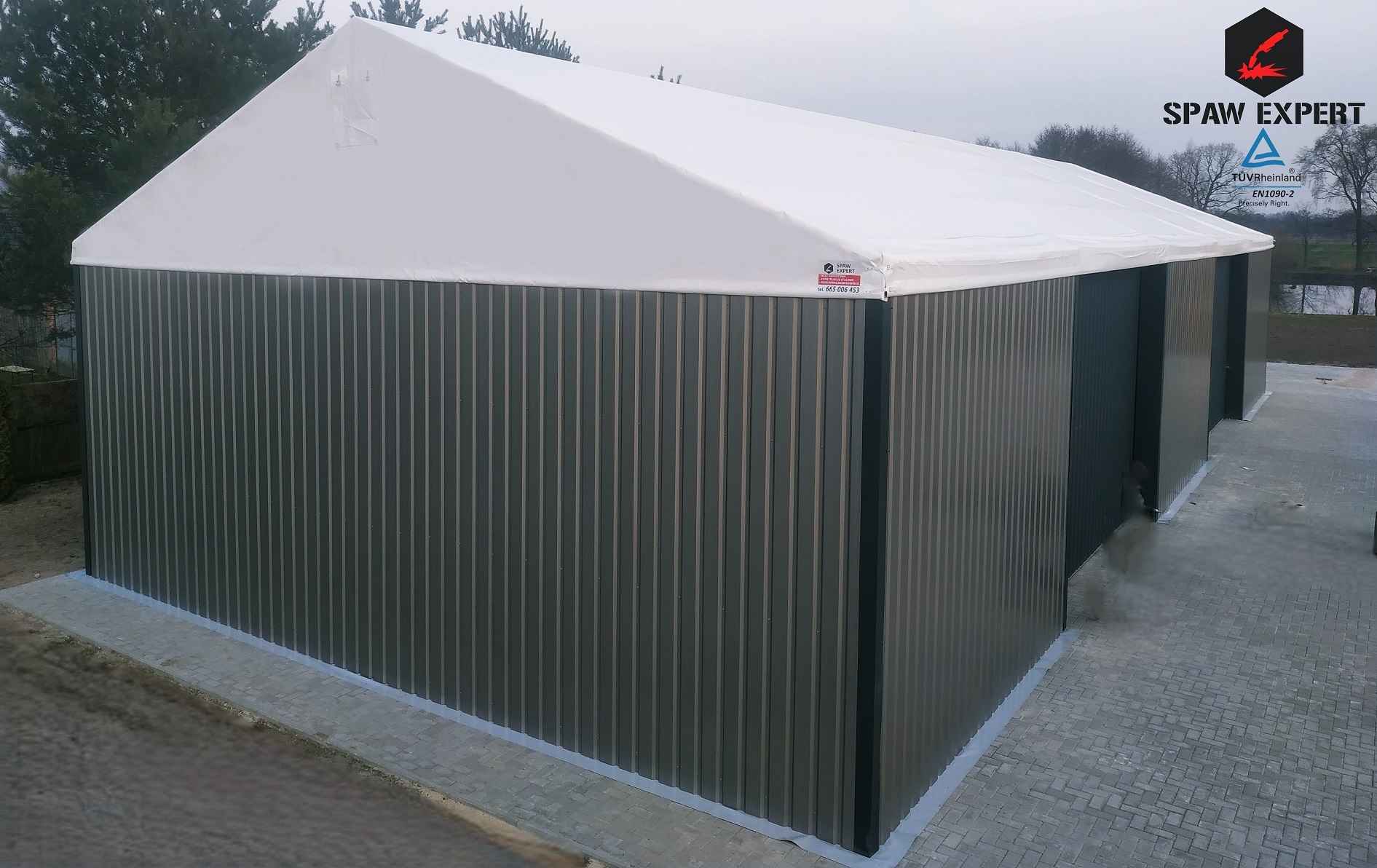 Hala namiotowa 10x20x4m solidna stalowa, cena NETTO! Górna - zdjęcie 6