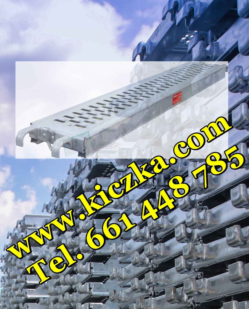 Pomost Podest Blat Stalowy 32cm do Rusztowań Modułowych i Ramowych Ursus - zdjęcie 1