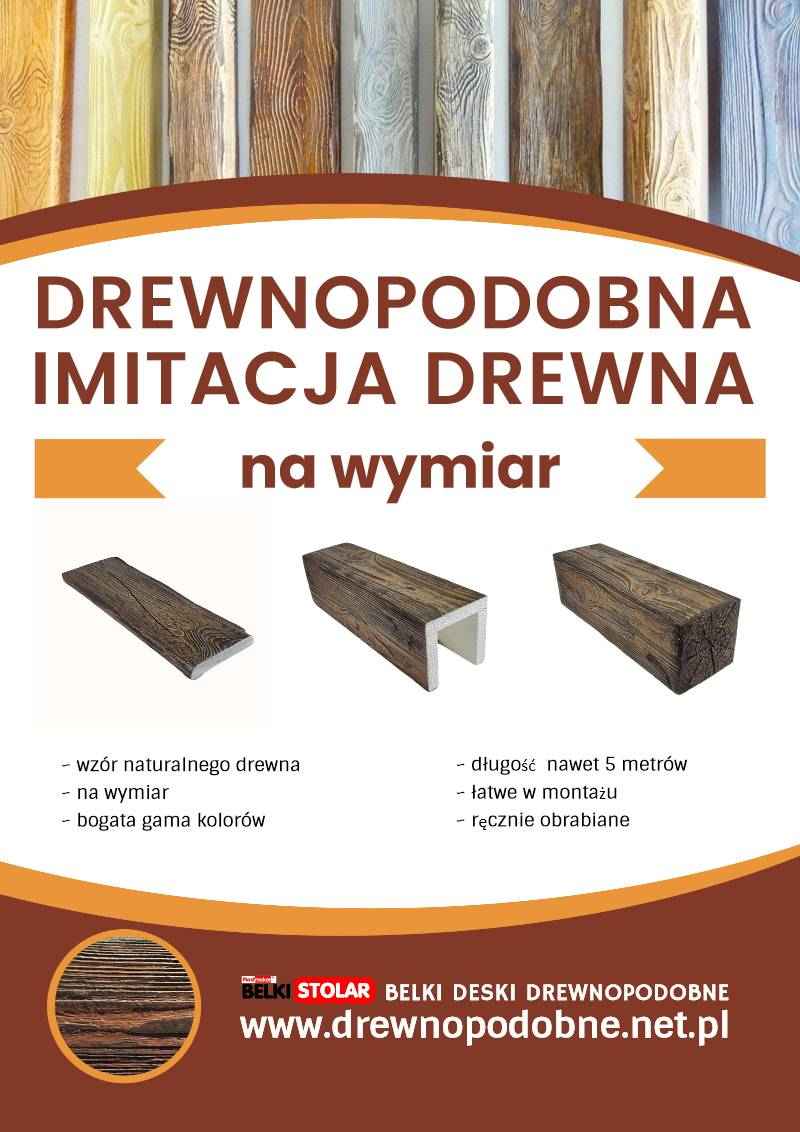 Drewnopodobna imitacja drewna (belki,deski) na wymiar Bemowo - zdjęcie 5