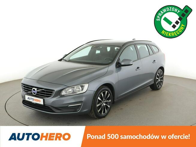 Volvo V60 Linje Svart D2 skóra navi PDC grzane fotele hak Warszawa - zdjęcie 1