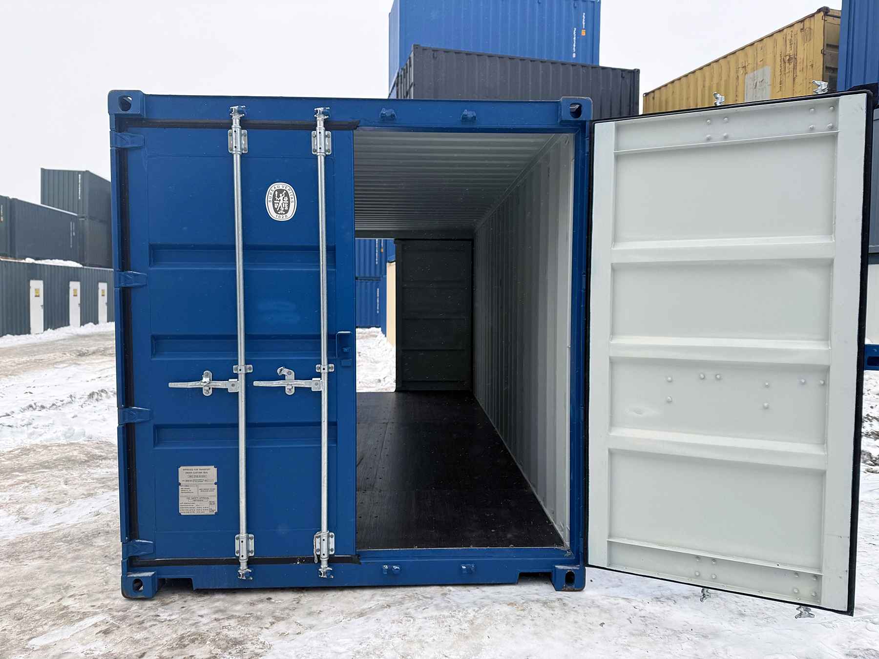 Kontenery z dodatkowymi wrotami na krótkiej ścianie Gdańsk - zdjęcie 2