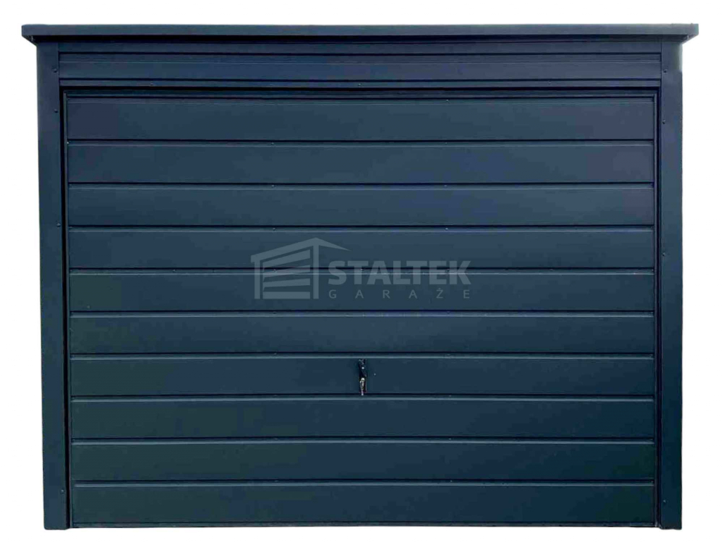 Garaż blaszany 3x6m - Brama uchylna  dach ST154 Nowe Miasto - zdjęcie 1