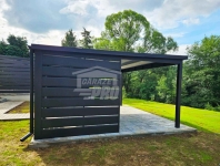 Carport Wiata samochodowa 6x4 m dodatkowa zabudowa dach rynna GP760 Pabianice - zdjęcie 4