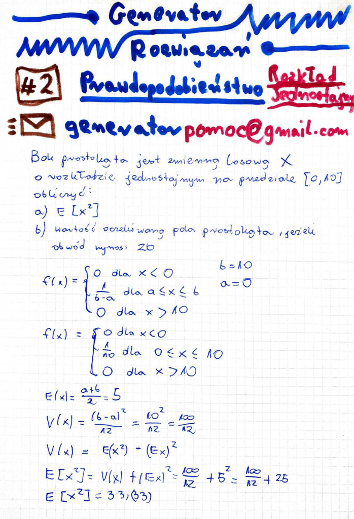 Rozwiązywanie zadań z matematyki Statystyki finansów fizyki Bemowo - zdjęcie 4