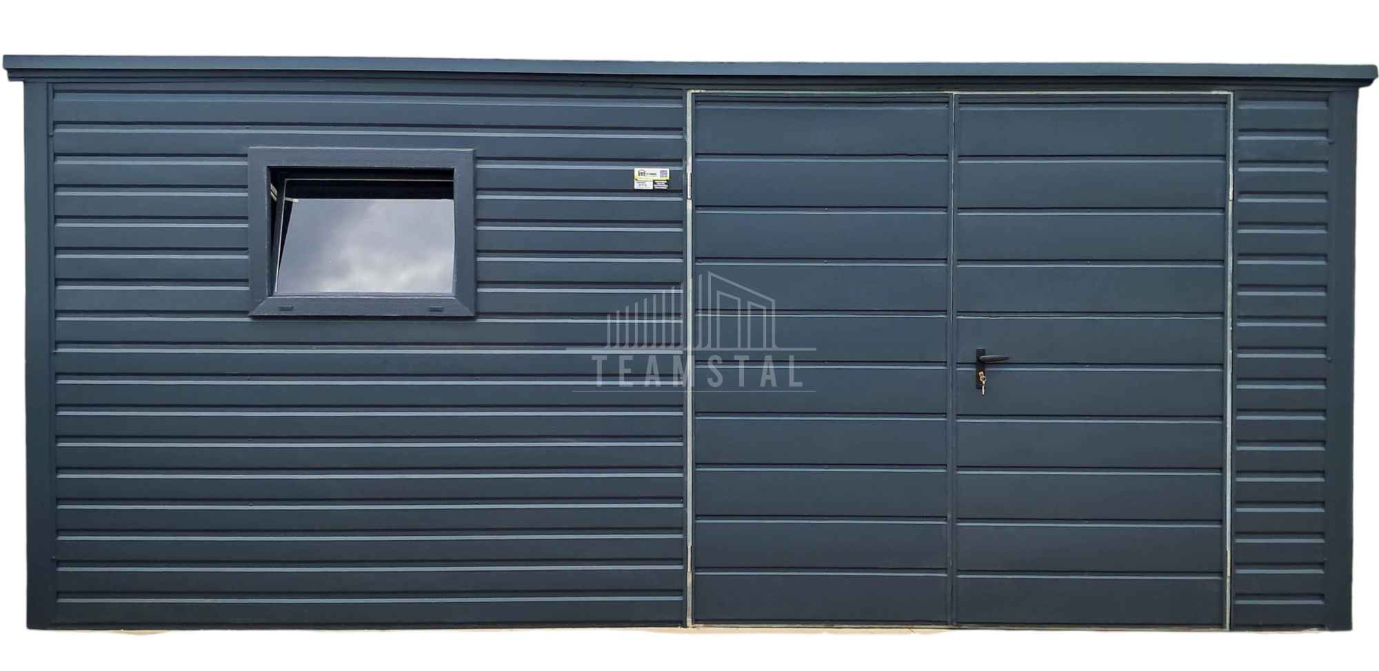 Schowek - domek ogrodowy 4,5x2m brama dwuskrzydłowa okno dach  TS1078 Kalisz - zdjęcie 1