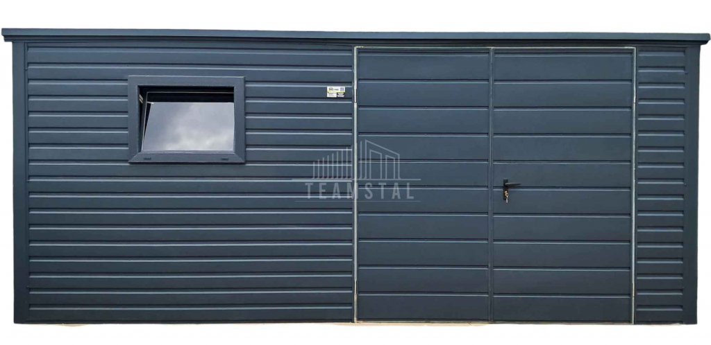 Schowek - domek ogrodowy 4,5x2m brama dwuskrzydłowa okno dach  TS1078 Kalisz - zdjęcie 1