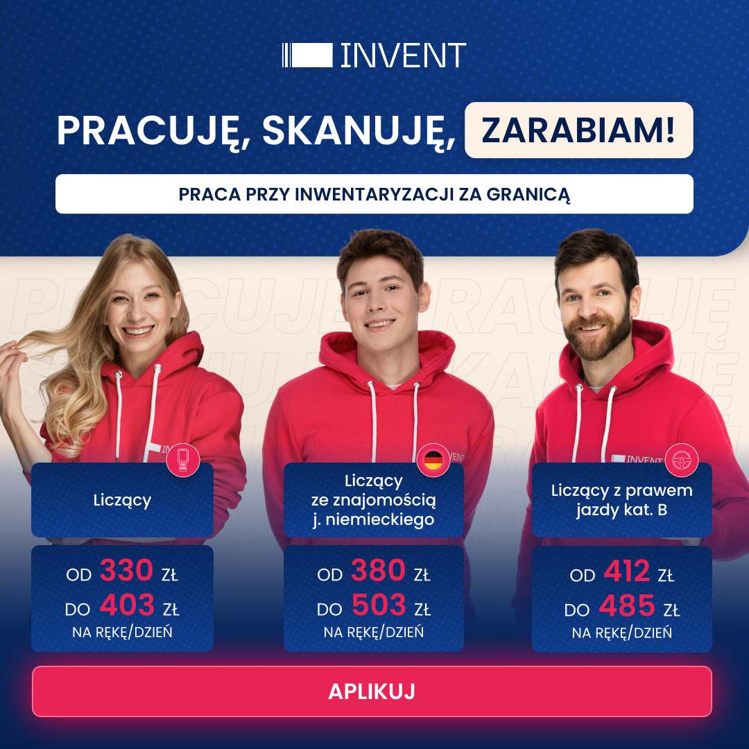 Inwentaryzacje zagraniczne! Wyjedź 08.02.2026 i zgarnij super premię! Krzyki - zdjęcie 1