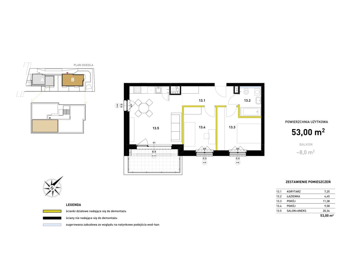 3 pokoje w nowej inwestycji na Grunwaldzie Grunwald - zdjęcie 5