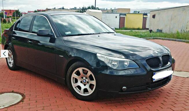 BMW E60 2007r Zadbane Zarejestrowane Auto Bez Wkładu Słupca - zdjęcie 1