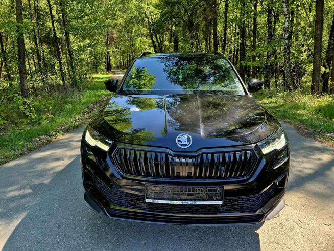 Skoda Karoq Sportsline koncowka 2023 benzyna salon polska Brusów - zdjęcie 9