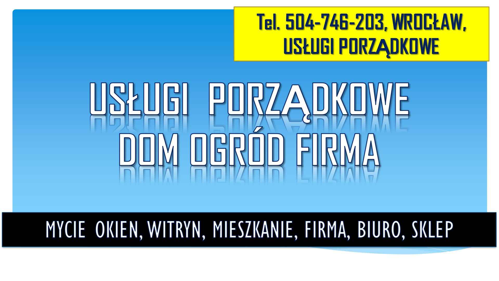 Cennik mycia okien, Wrocław, tel 504-746-203. Umycie witryny w sklepie Psie Pole - zdjęcie 4