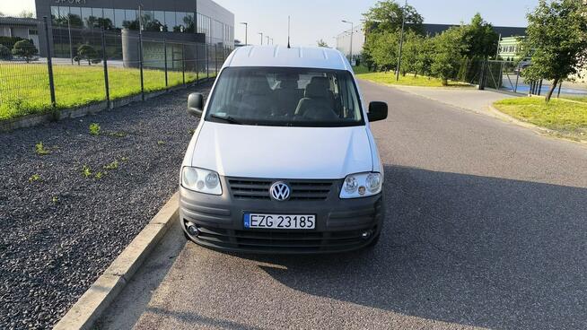 Volkswagen Caddy 1.9 TDi 2006r 105KM Klima Wspomag 5D 1wł Pabianice - zdjęcie 2