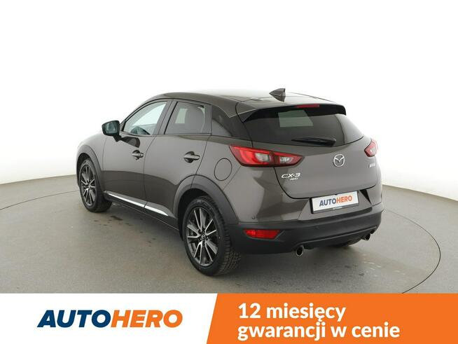 Mazda CX-3 skóra automat AWD navi kamera grzane fotele ACC Warszawa - zdjęcie 4