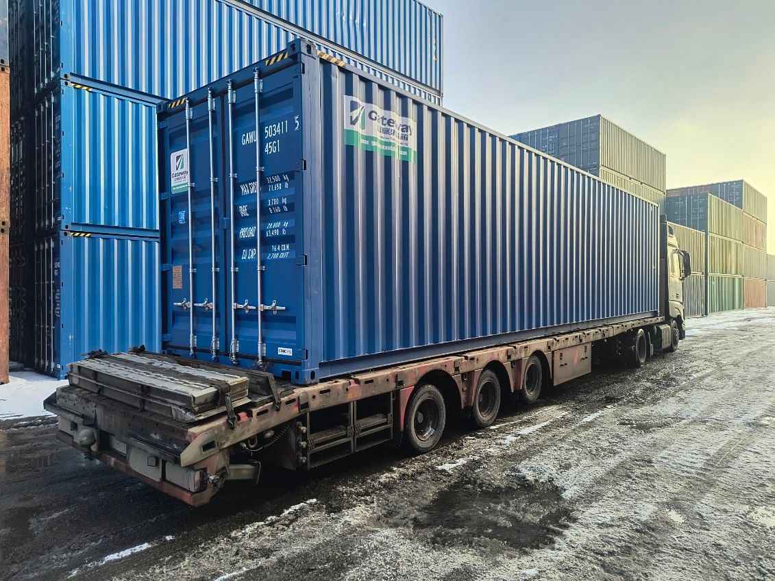 Kontener morski, magazynowy 40 hc po jednej trasie rok 2025 Banino - zdjęcie 3