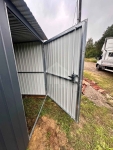 Garaż blaszany 3x5m - brama dwuskrzydłowa - antracyt - dach  SO168 Oświęcim - zdjęcie 4