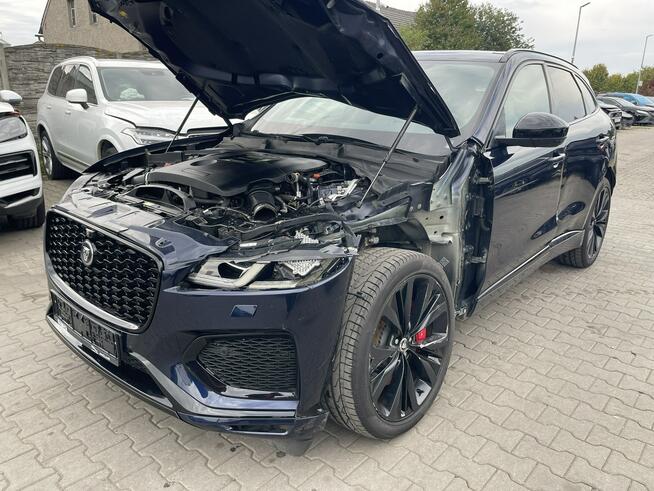 Jaguar F-PACE P400 Sport AWD mHEV Kamery360 Skóra Pamięć Meridian Gliwice - zdjęcie 3