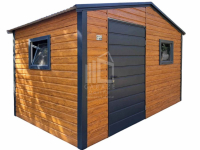 Schowek - domek ogrodowy 3x2m drzwi 2x okno drewnopodobny dach ID998