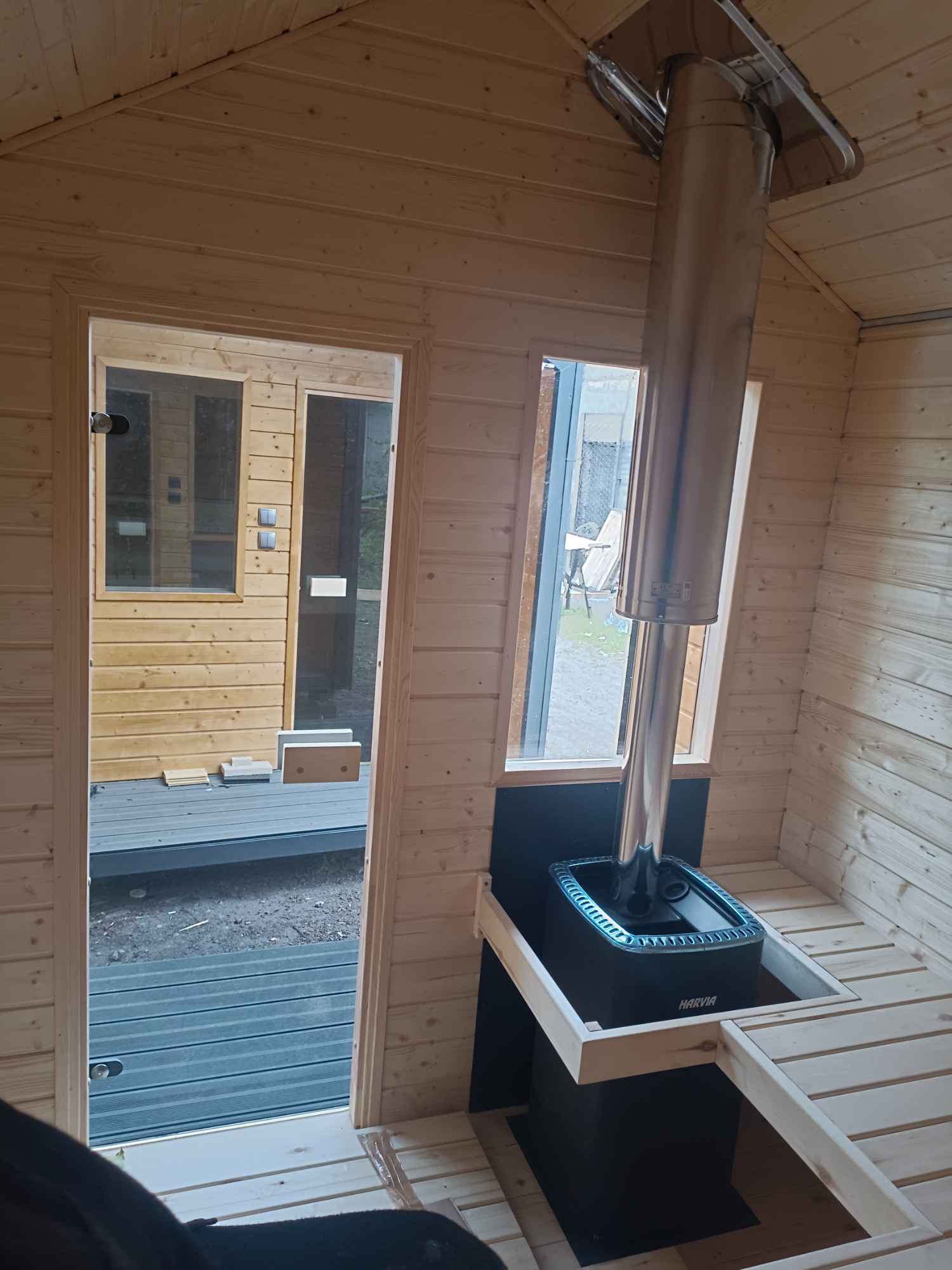 Domek Wakacyjny DrewnianyAltana Sauna Drewutnia Letniskowy Room4garden Konin - zdjęcie 5