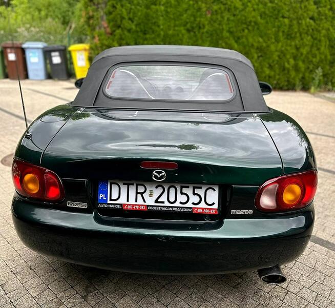 Mazda MX-5 1.6i 110KM Skóry Bardzo Ładny Egzemplarz Zarejestrowana Wrocław - zdjęcie 6