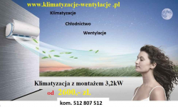 Montaż klimatyzacji od 2600,- Szczecin i okolice / szybkie termin
