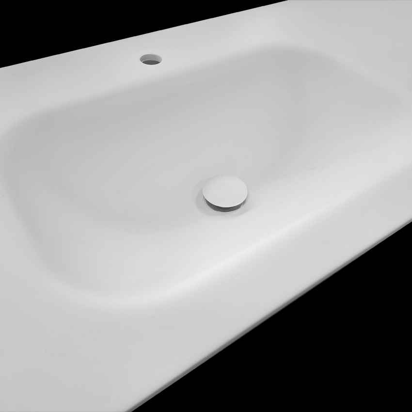 Umywalka łazienkowa, termoformowana z blatu kompozytowego 150x54x1.2cm Bydgoszcz - zdjęcie 3