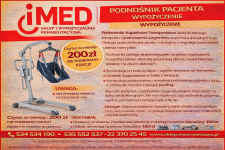 Podnosnik pacjenta wynajem Warszawa IMED