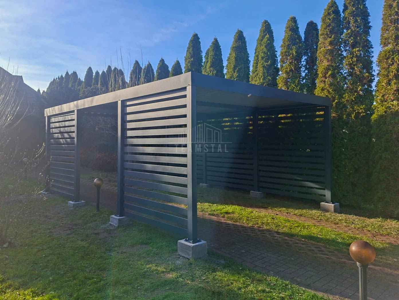 CarPort PREMIUM - wiata samochodowa 5x6 dodatkowa zabudowa TS1223 Wieliczka - zdjęcie 4