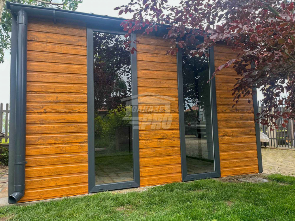 Schowek Domek Ogrodowy 3x3m drzwi 2x okno drewnopodobny rynny GP566 Gorzów Wielkopolski - zdjęcie 3