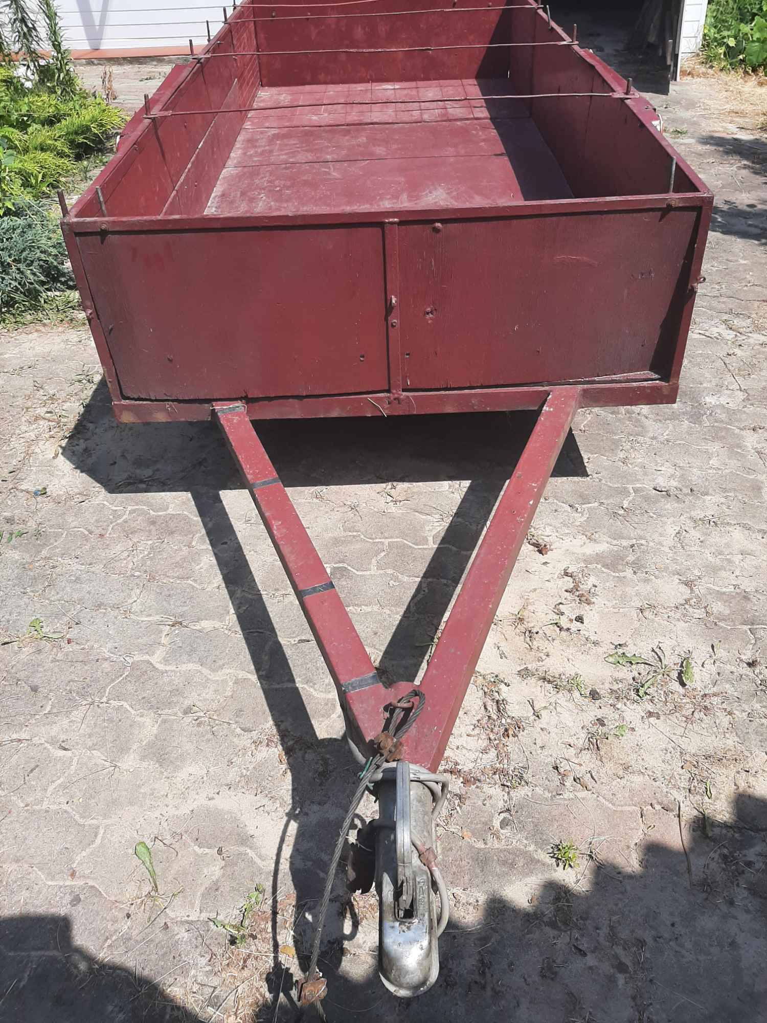 SPRZEDAM PRZYCZEPĘ DWUOSIOWĄ  Ubezpieczenie do końca roku Łazy - zdjęcie 5