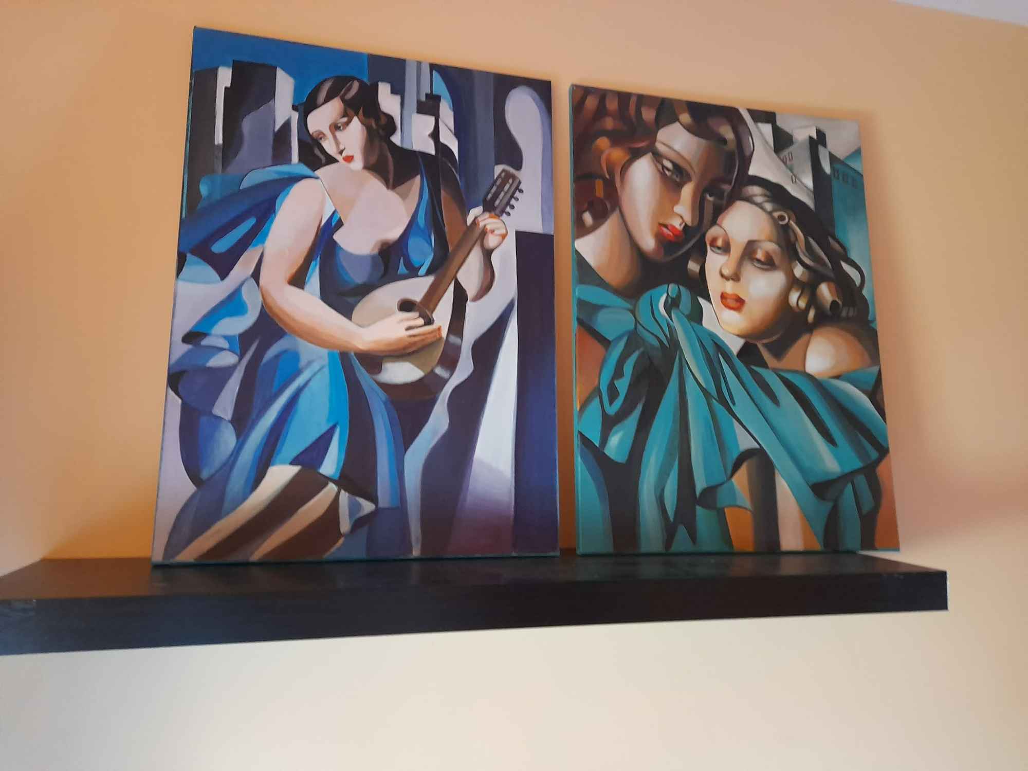 Sprzedamobraz Tamara Łempicka Kobieta z tamburynem Praga-Północ - zdjęcie 2