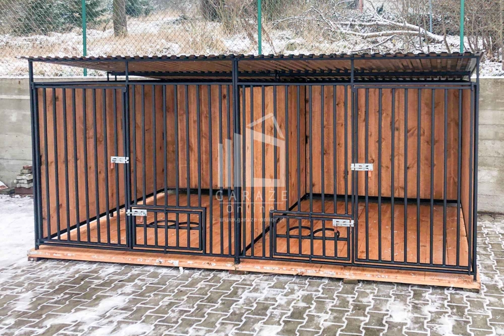 Kojec dla Psów 4x2Drewniana podłoga uchwyt na miski ściany ID581 Żnin - zdjęcie 3