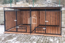 Kojec dla Psów 4x2Drewniana podłoga uchwyt na miski ściany ID581 Żnin - zdjęcie 3