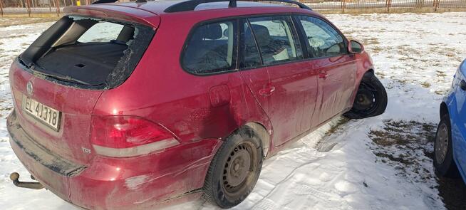 sprzedam golfa 6 wariant 1.6 TDI 105 k uszkodzony !!! Łódź - zdjęcie 4
