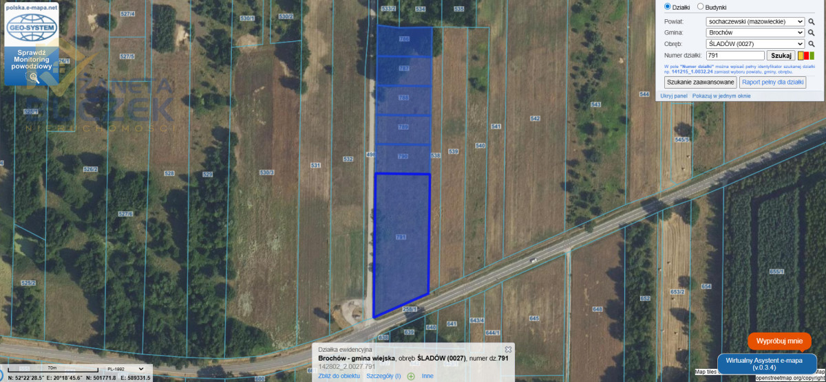 Sprzedam działki budowlane w Śladowie Śladów - zdjęcie 1