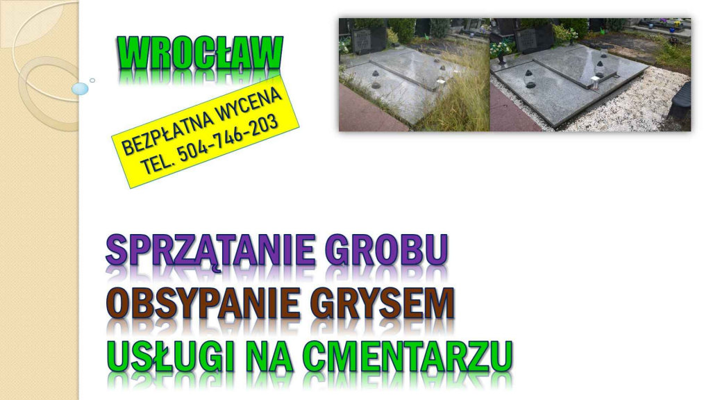 Opieka nad grobem, cennik t504746203, Wrocław, firma sprzątająca groby Psie Pole - zdjęcie 1