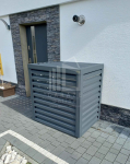 Osłona klimatyzatora - pompy ciepła 80x50x130 cm antracyt ID458 Braniewo - zdjęcie 3